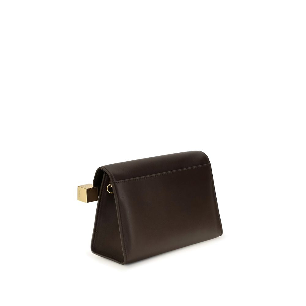 Jacquemus Brown Lamb Ovis Aries Aries Clutch Bag Jacquemus Xosier