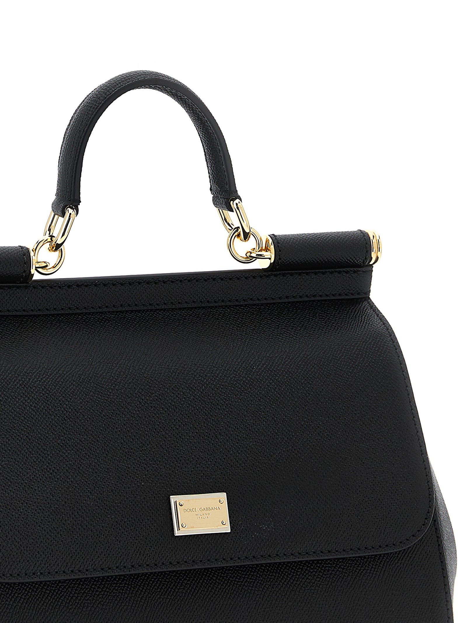 Dolce & Gabbana Black Calfskin Handbag Dolce & Gabbana Xosier