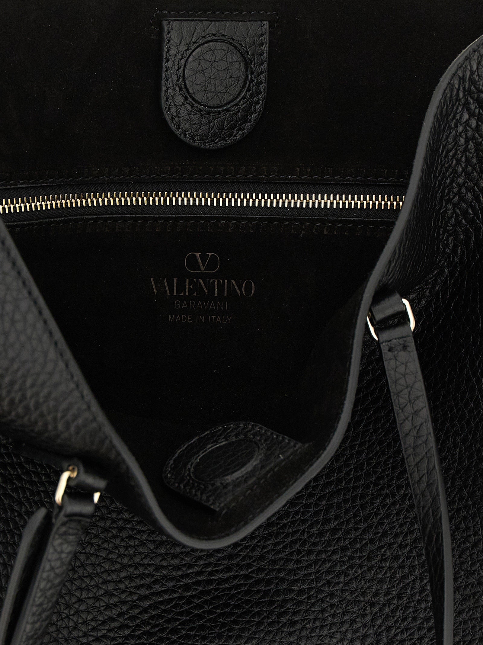 Valentino Garavani Black Calfskin Shoulder Bag Valentino Garavani Xosier