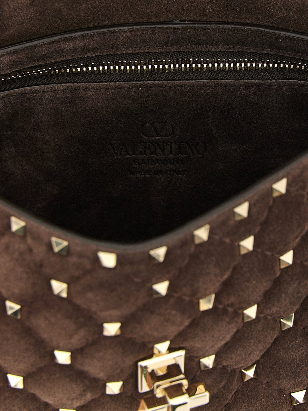 Valentino Garavani Brown Calfskin Crossbody Bag Valentino Garavani Xosier