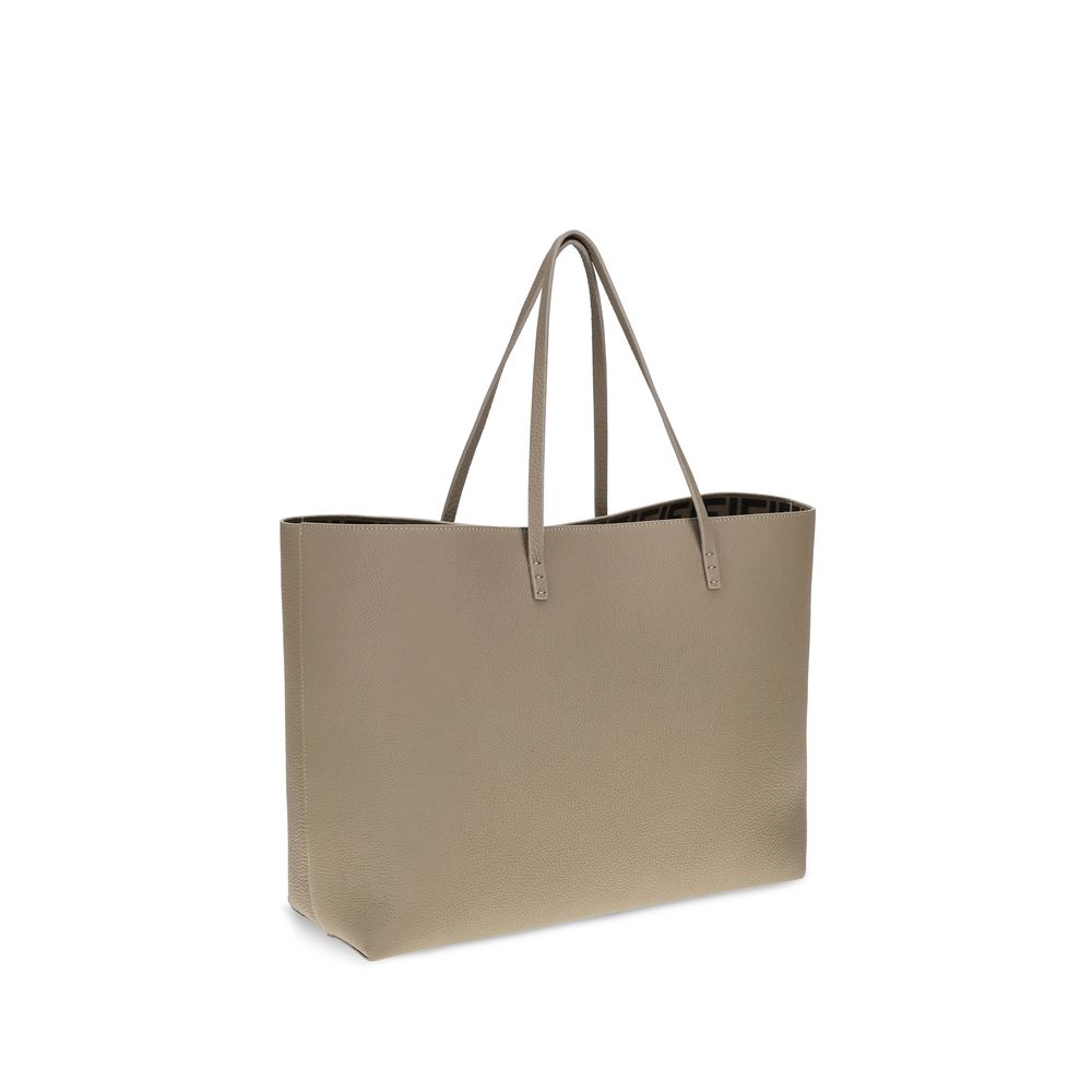 Fendi Beige Calf Leather Bos Taurus Shoulder Bag Fendi Xosier