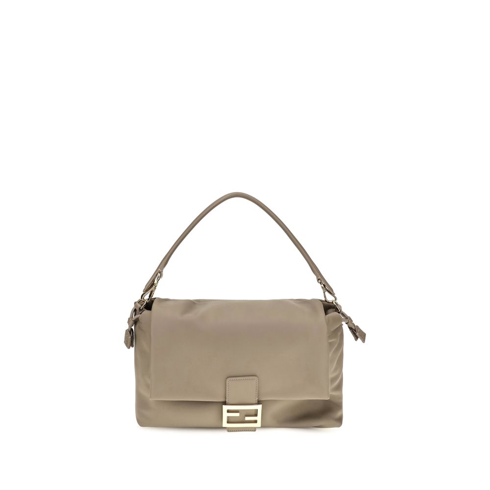 Fendi Beige Calf Leather Bos Taurus Shoulder Bag Fendi Xosier