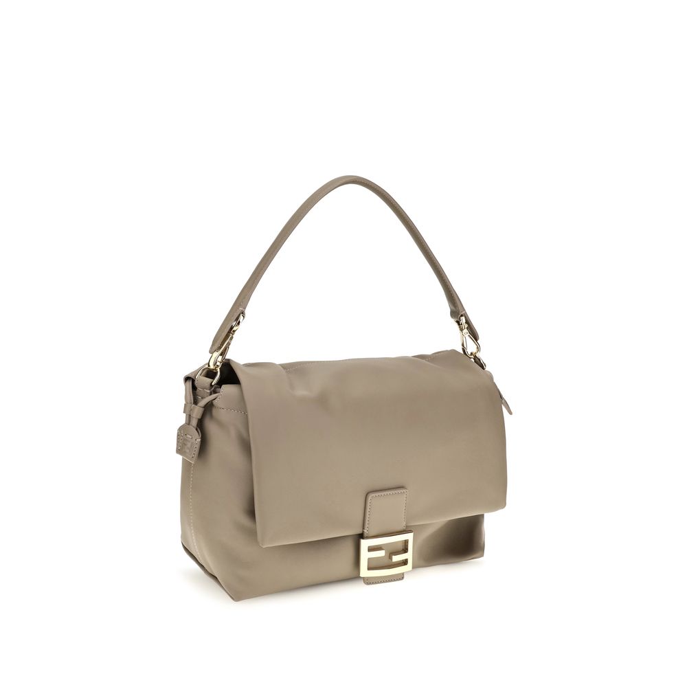 Fendi Beige Calf Leather Bos Taurus Shoulder Bag Fendi Xosier