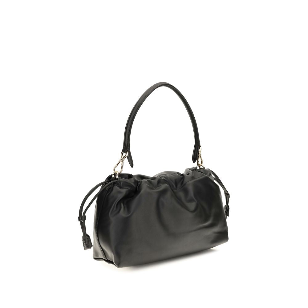 Fendi Black Calf Leather Bos Taurus Shoulder Bag Fendi Xosier