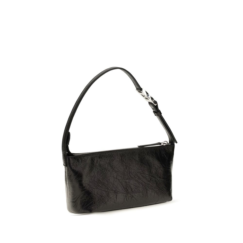 Fendi Black Calf Leather Bos Taurus Clutch Bag Fendi Xosier