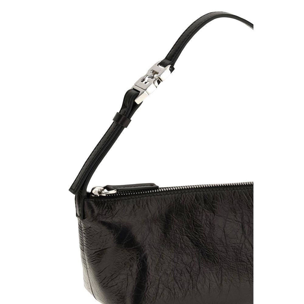 Fendi Black Calf Leather Bos Taurus Clutch Bag Fendi Xosier