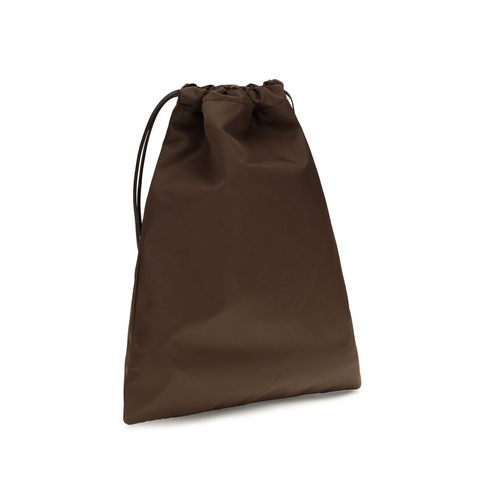 Prada Brown Polyamide Clutch Bag Prada Xosier