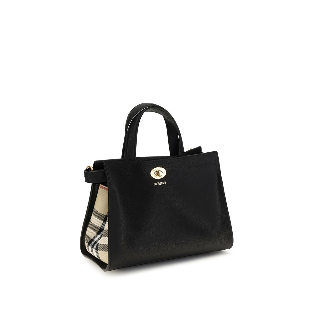Burberry Black Cotton Handbag Burberry Xosier