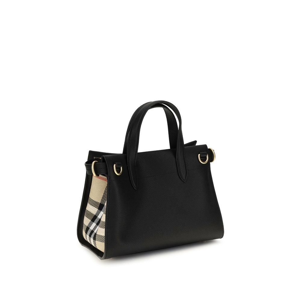 Burberry Black Cotton Handbag Burberry Xosier