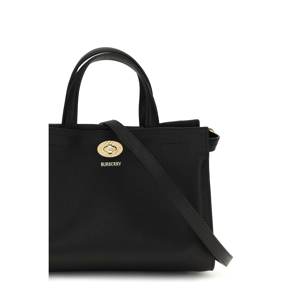 Burberry Black Cotton Handbag Burberry Xosier