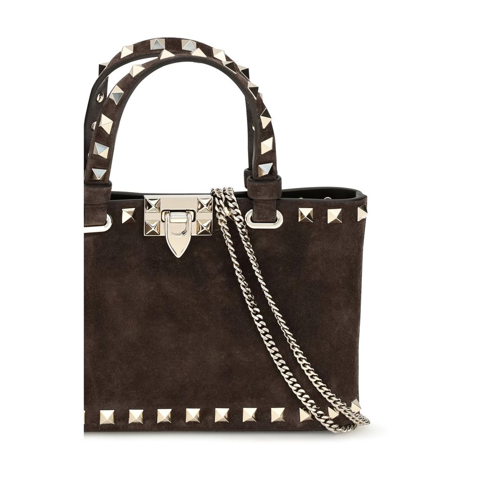 Valentino Garavani Brown Calf Leather Bos Taurus Handbag Valentino Garavani Xosier