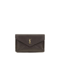 Saint Laurent Brown Lamb Ovis Aries Aries Clutch Bag Saint Laurent Xosier