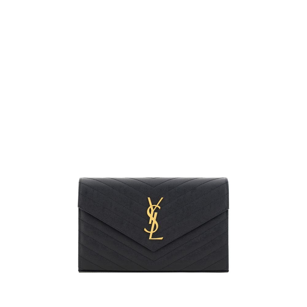 Saint Laurent Black Calf Leather Bos Taurus Shoulder Bag Saint Laurent Xosier