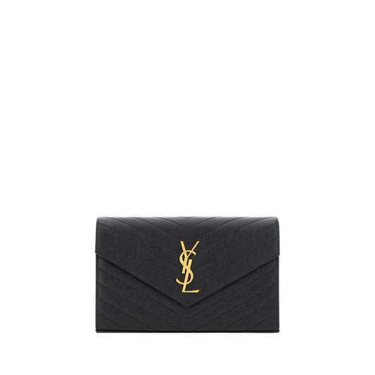 Saint Laurent Black Calf Leather Bos Taurus Shoulder Bag Saint Laurent Xosier