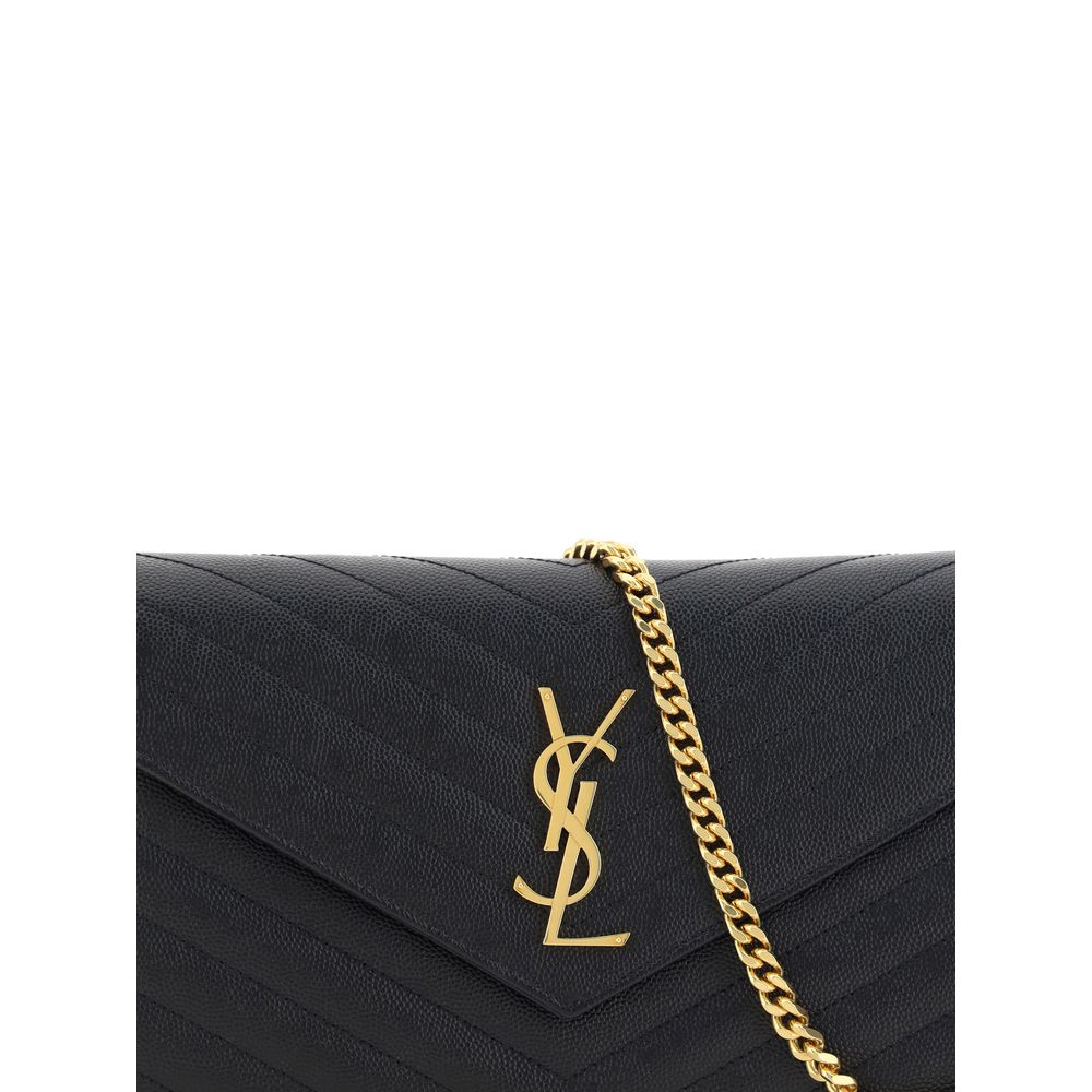 Saint Laurent Black Calf Leather Bos Taurus Shoulder Bag Saint Laurent Xosier