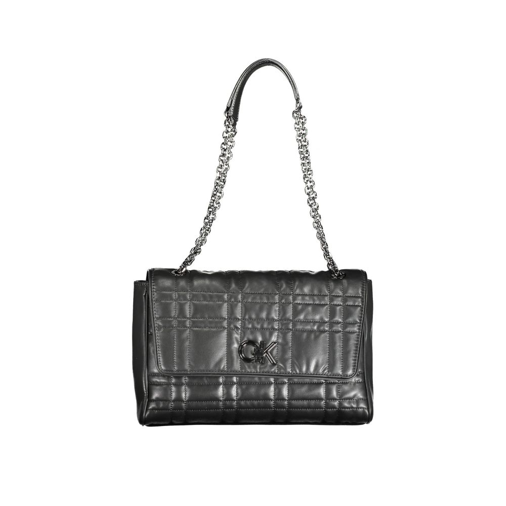 Calvin Klein Nero Polyester Damenhandtasche