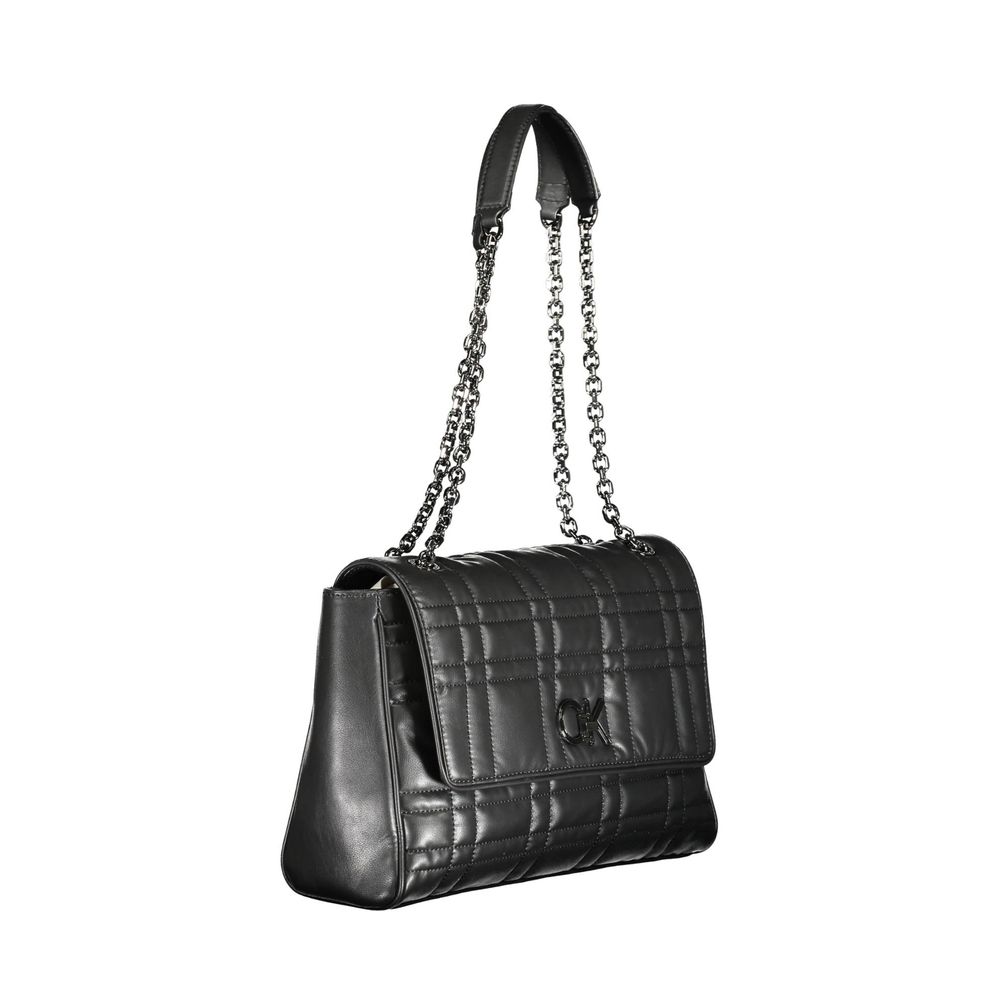 Calvin Klein Nero Polyester Damenhandtasche