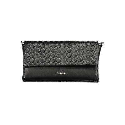 "Black Polyester Women Shoulder Bag"