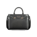 Guess Jeans Handtasche aus schwarzem Polyurethan für Damen