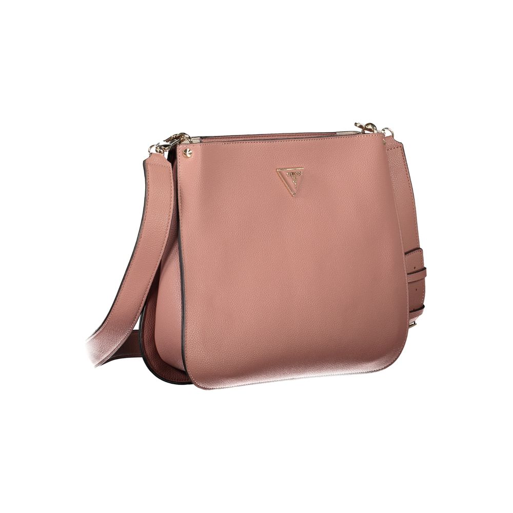 Guess Jeans Rosa Polyurethan Damenhandtasche