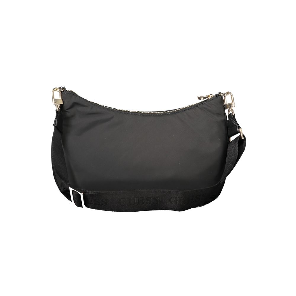 Guess Jeans Schwarze Damenhandtasche aus Polyester