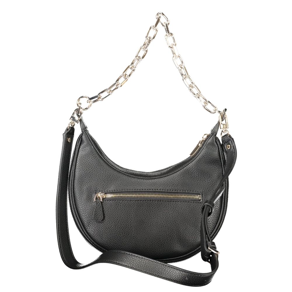 Guess Jeans Handtasche aus schwarzem Polyurethan für Damen