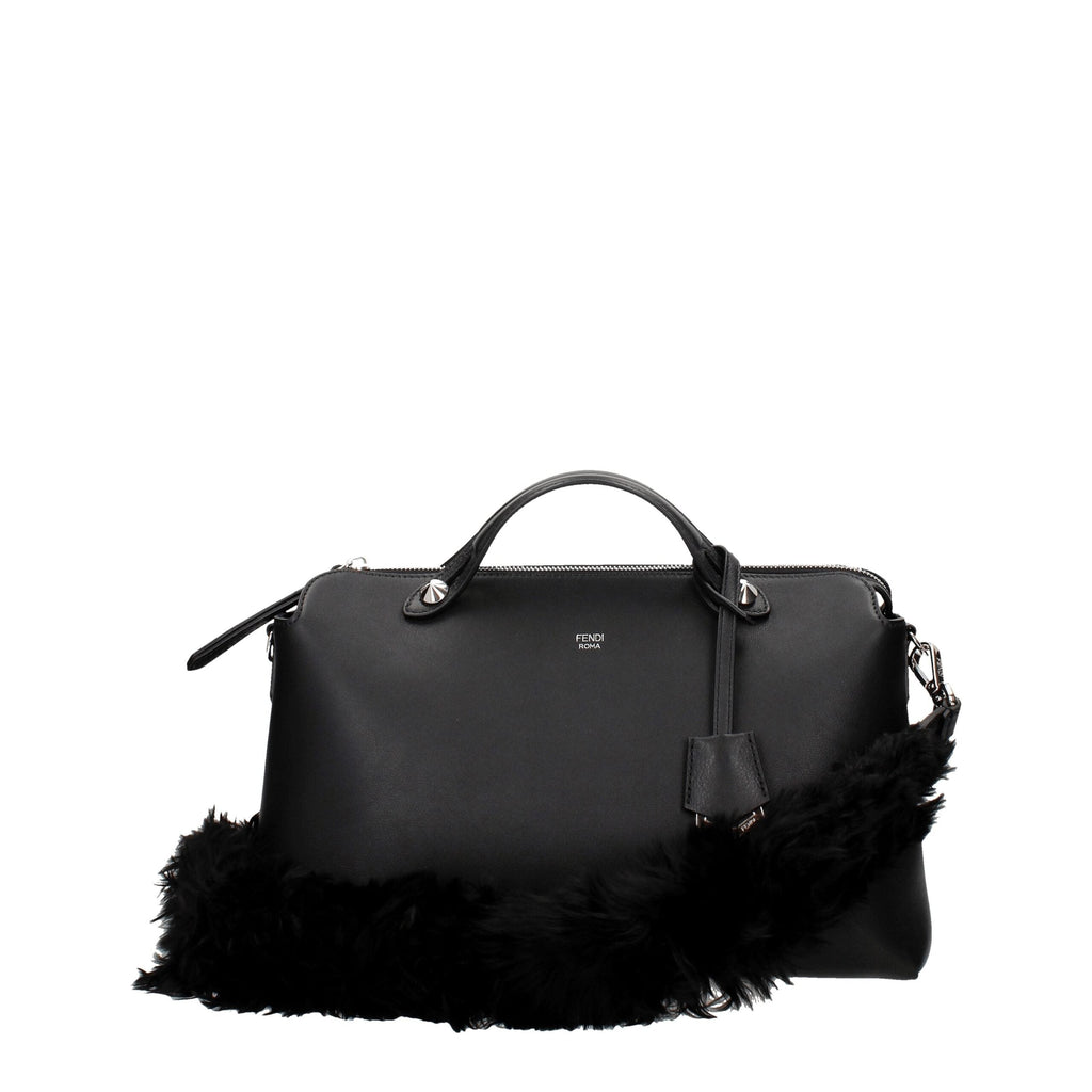 Fendi Black Leather Shoulder Bag Fendi Xosier