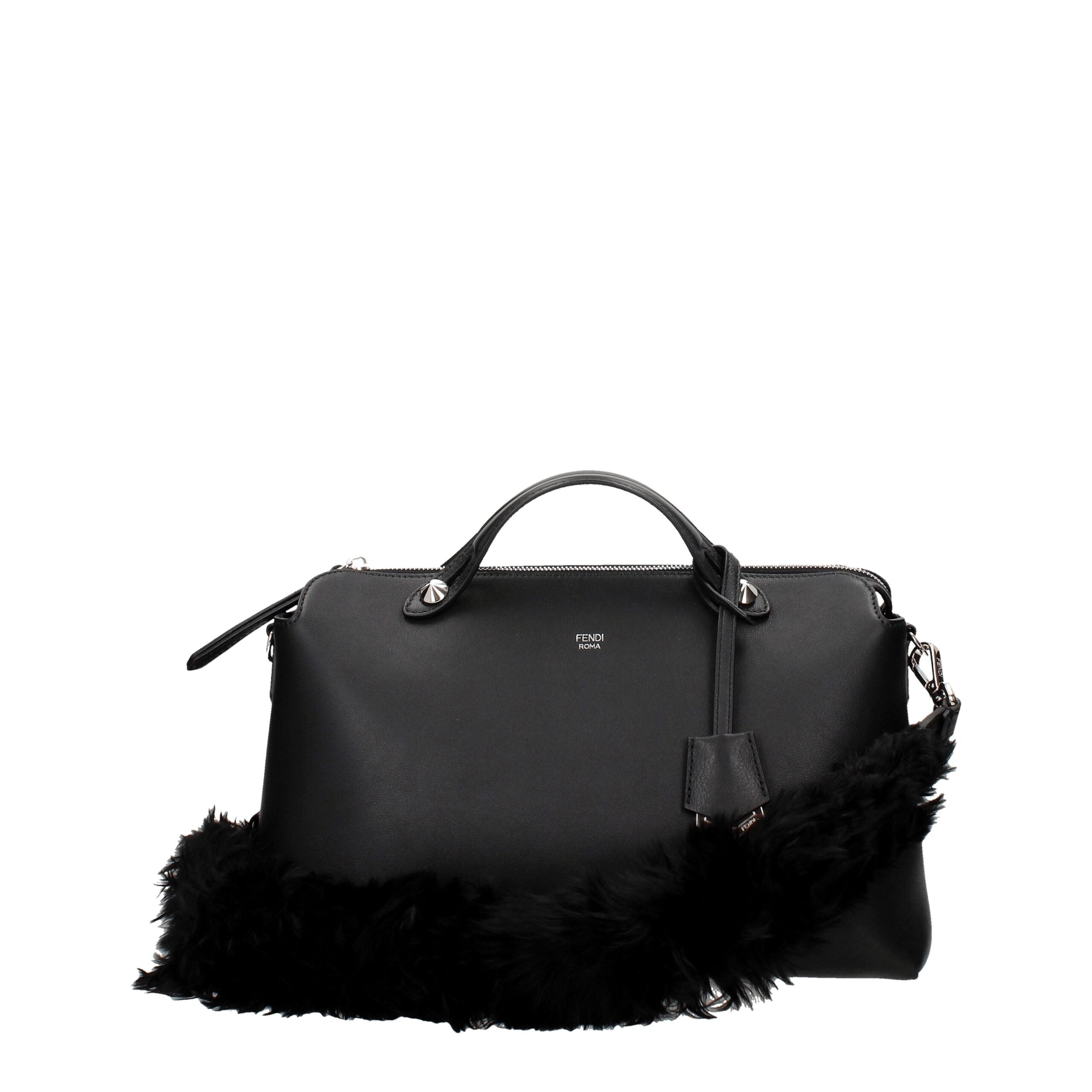 Fendi Black Leather Shoulder Bag Fendi Xosier