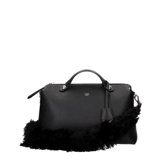 Fendi Black Leather Shoulder Bag Fendi Xosier