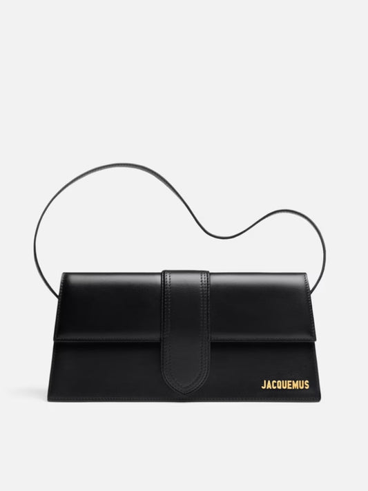 Jacquemus Black  leather Le Bambino Long bag Jacquemus Xosier