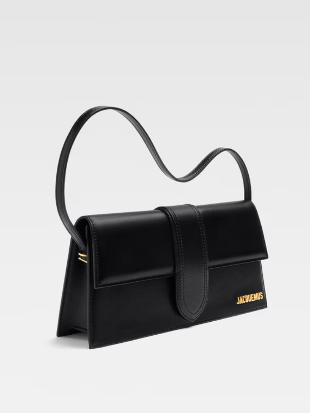 Jacquemus Black  leather Le Bambino Long bag Jacquemus Xosier