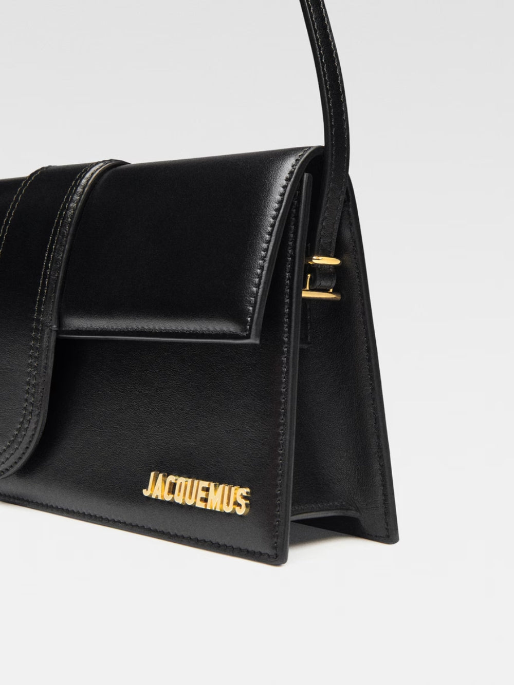 Jacquemus Black  leather Le Bambino Long bag Jacquemus Xosier