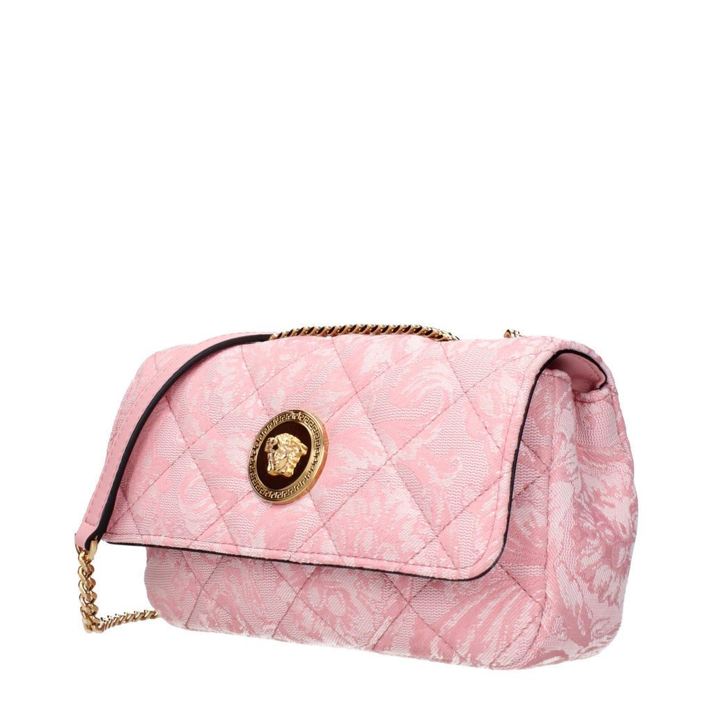 Versace Pink Fabric Shoulder Bag Versace Xosier