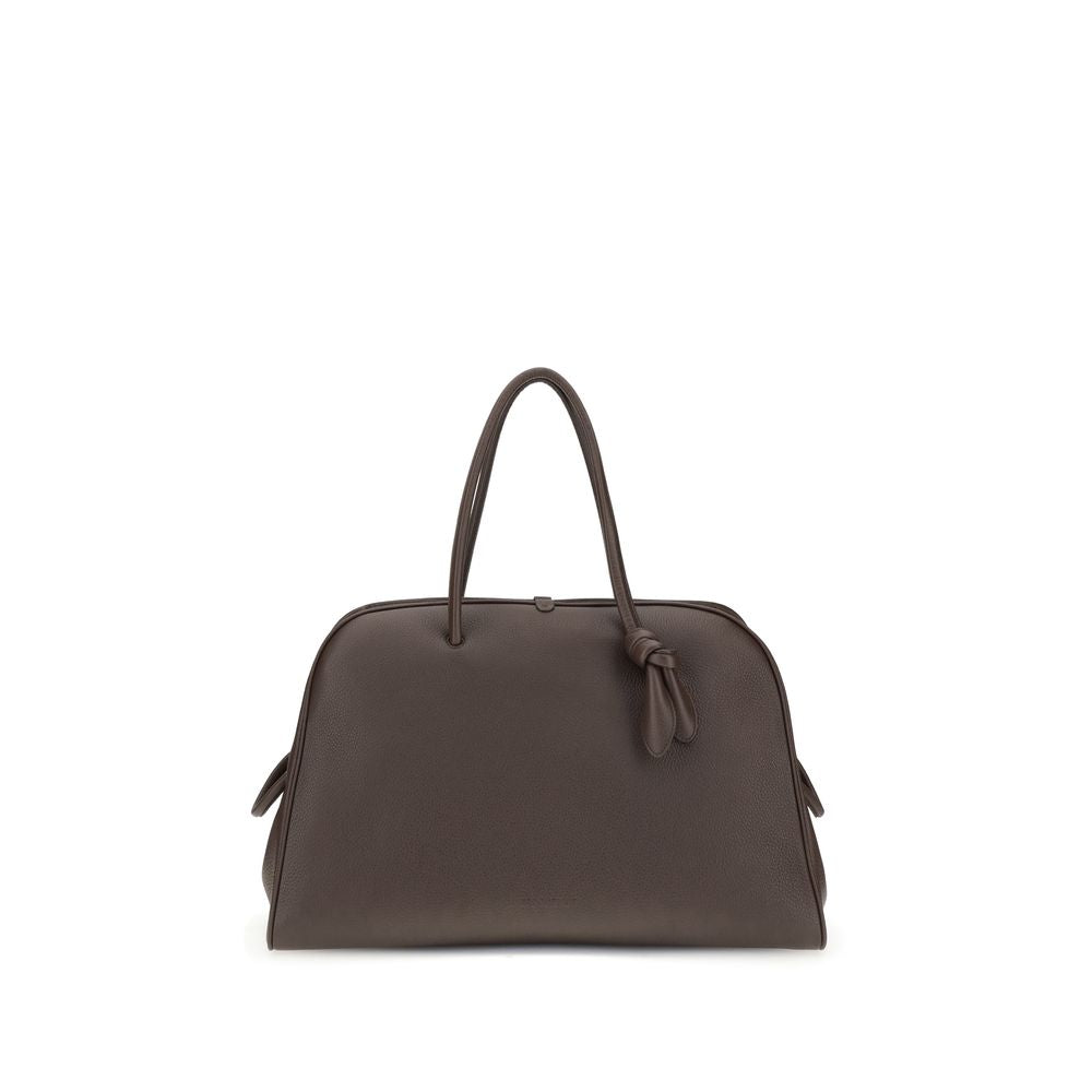 Jacquemus Brown Calf Leather Bos Taurus Handbag Jacquemus Xosier
