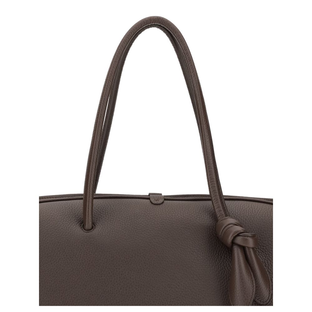 Jacquemus Brown Calf Leather Bos Taurus Handbag Jacquemus Xosier