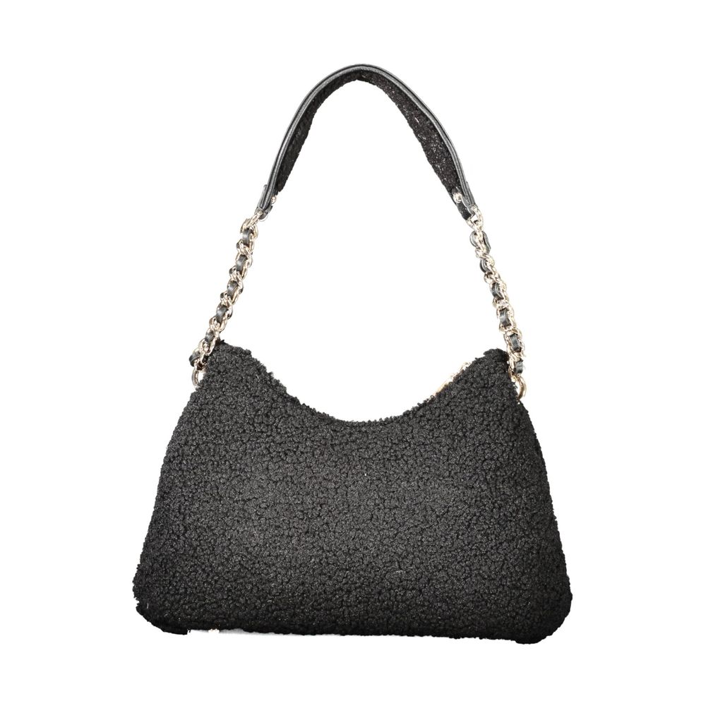 Guess Jeans Nero Polyester Damen Handtasche