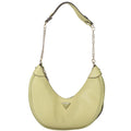Guess Jeans Verde Polyurethan Damenhandtasche