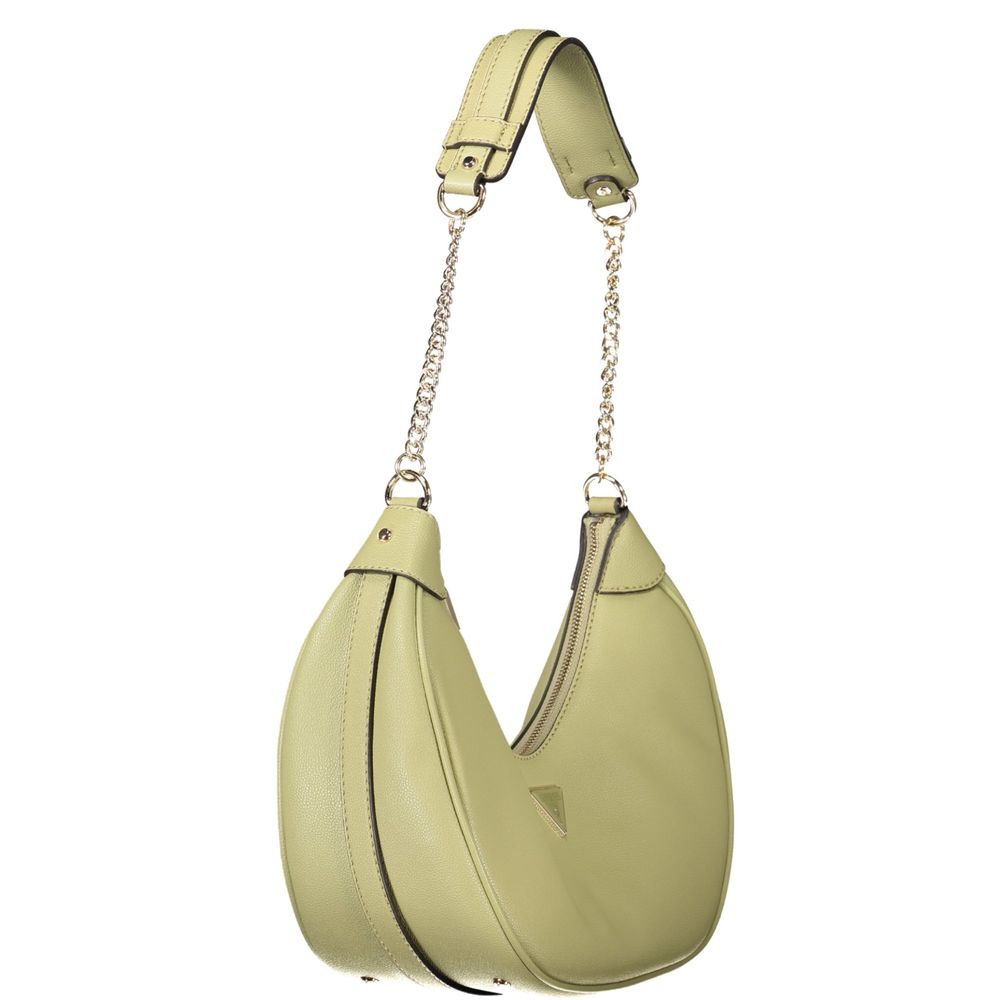 Guess Jeans Verde Polyurethan Damenhandtasche