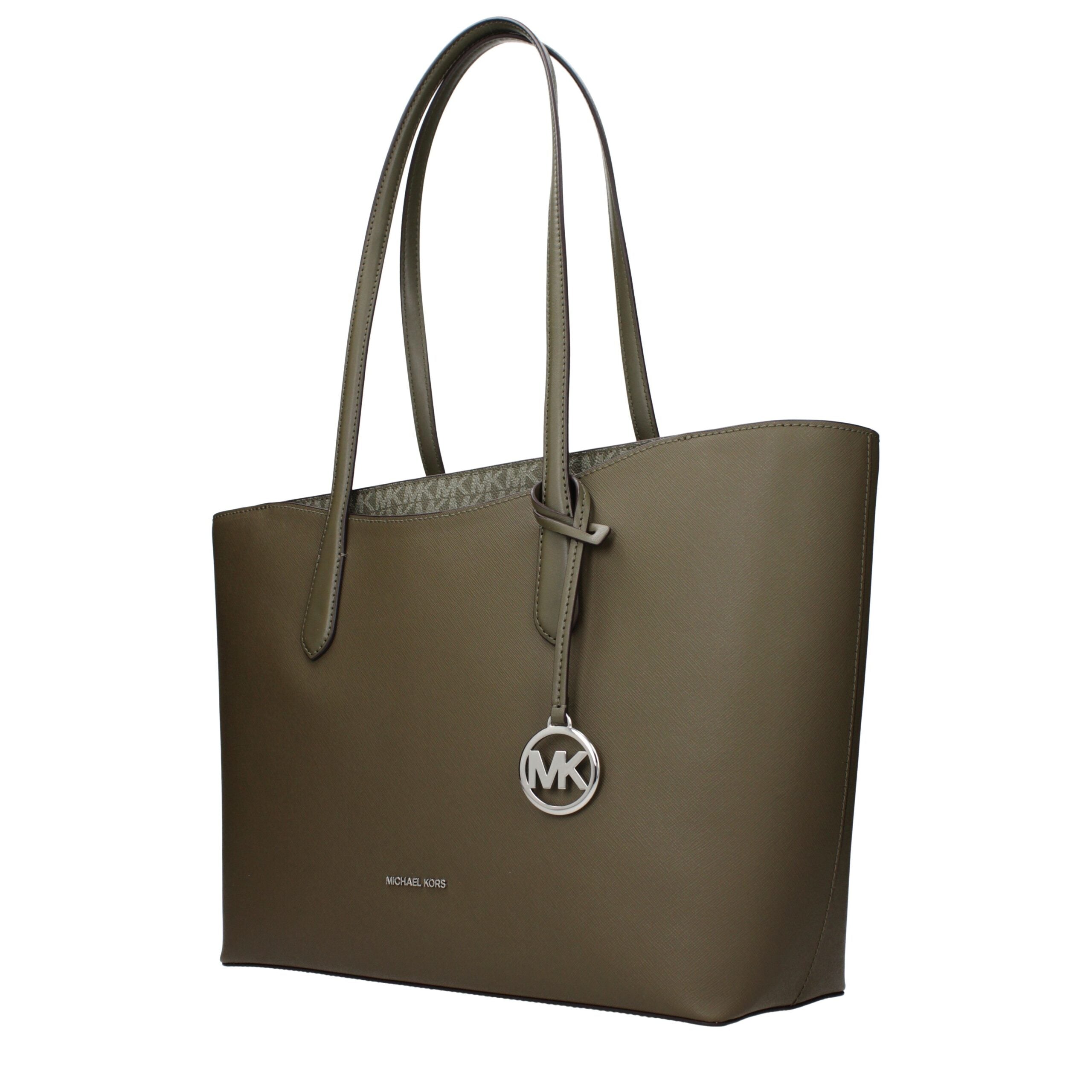 Michael Kors Schultertasche aus grünem Stoff