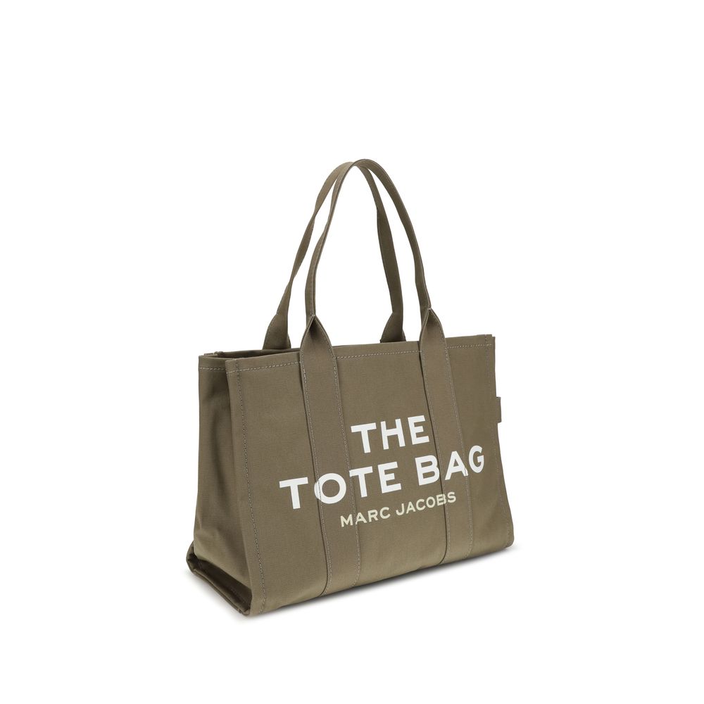 Marc Jacobs Zweifarbige Schultertasche aus Baumwolle