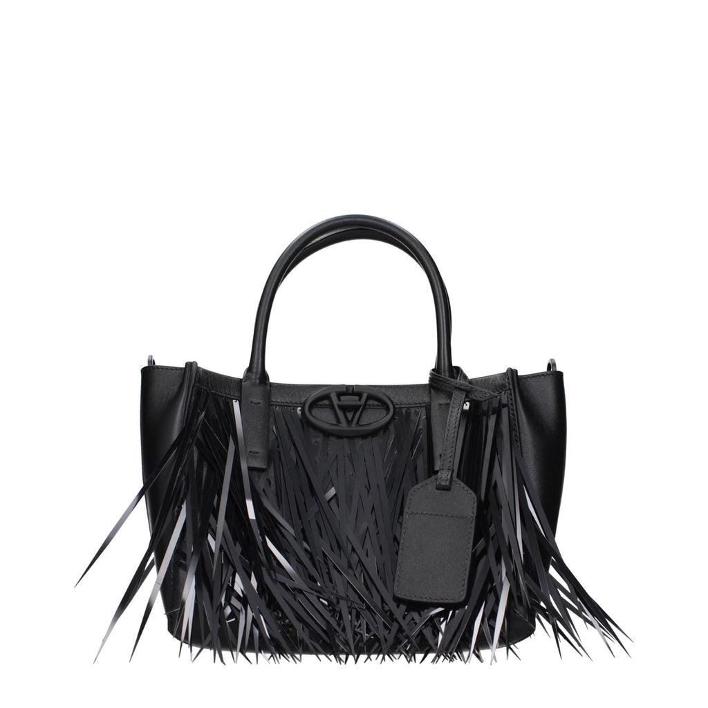 Valentino Garavani Black Leather Handbag Valentino Garavani Xosier