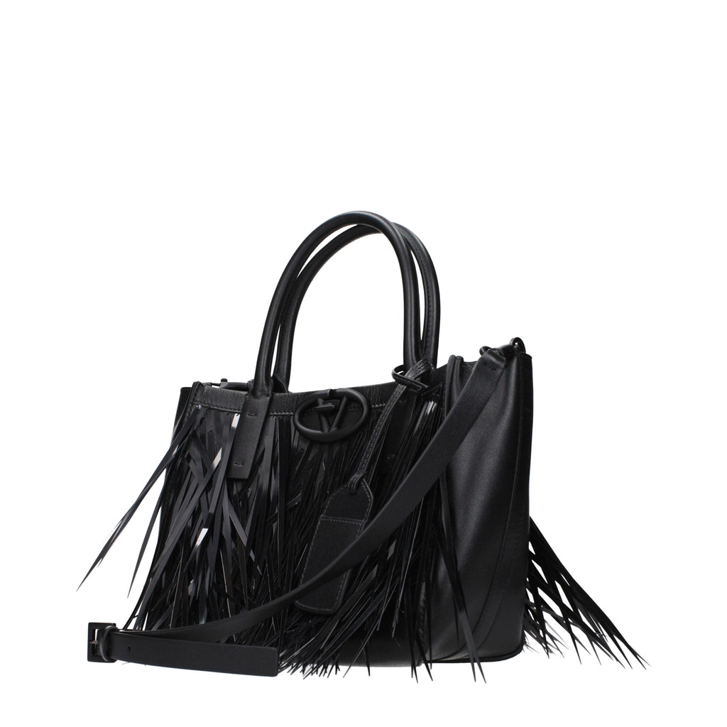 Valentino Garavani Black Leather Handbag Valentino Garavani Xosier