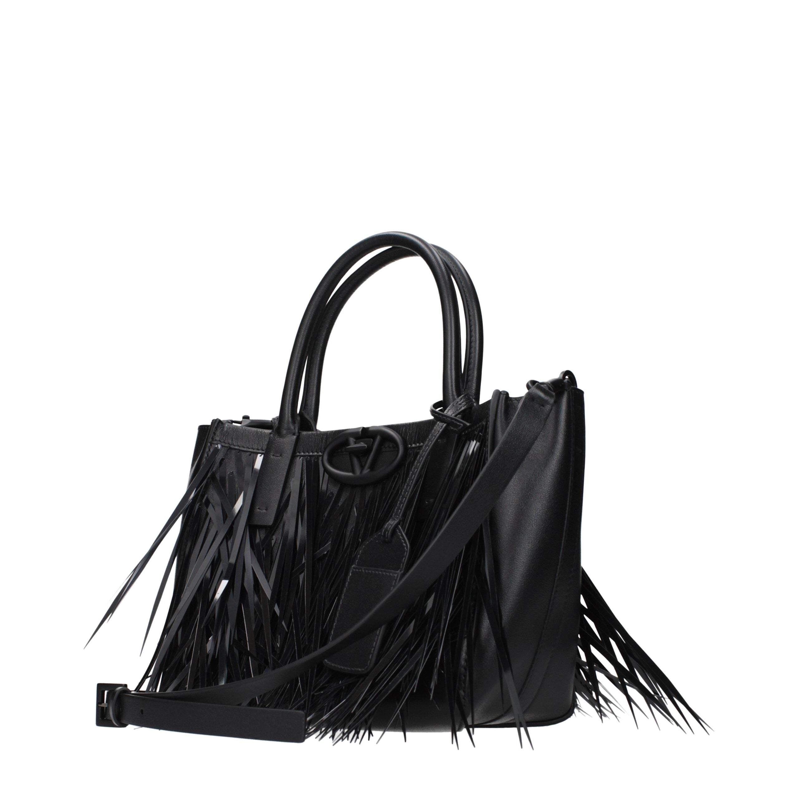 Valentino Garavani Black Leather Handbag Valentino Garavani Xosier