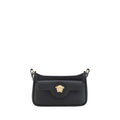 Versace Black Calf Leather Bos Taurus Shoulder Bag Versace Xosier