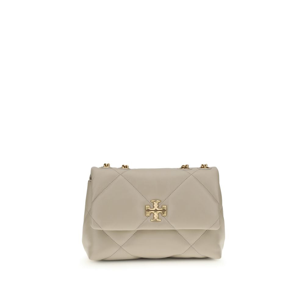 Beige Calf Leather Bos Taurus Shoulder Bag